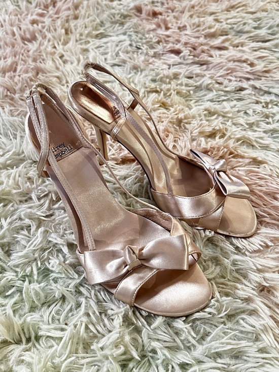 Jeffrey Campbell Shoes - Jeffrey Campbell Satin Bow Heel Sandals Size 8